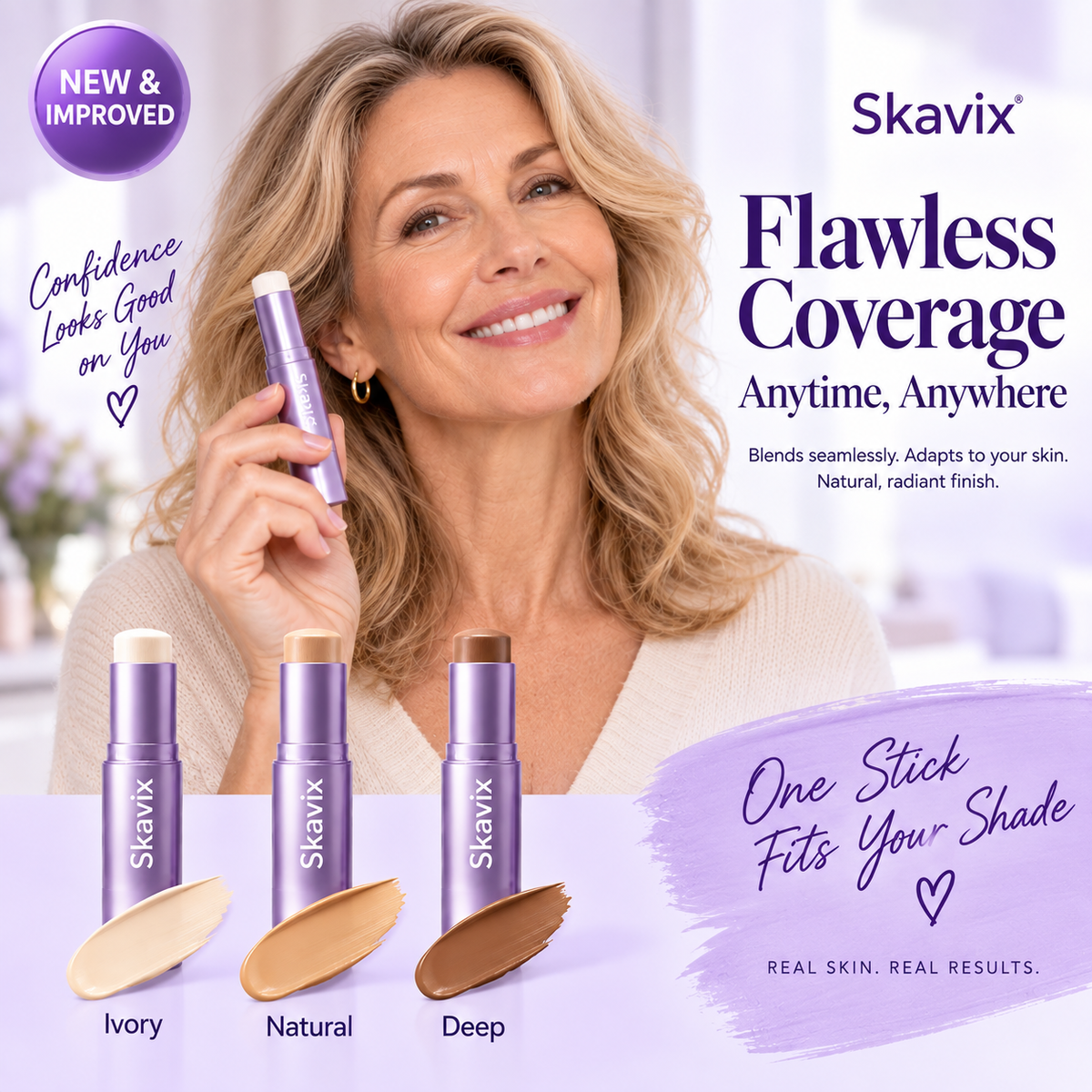Changing Foundation Stick – The stick that makes mature skin glow again