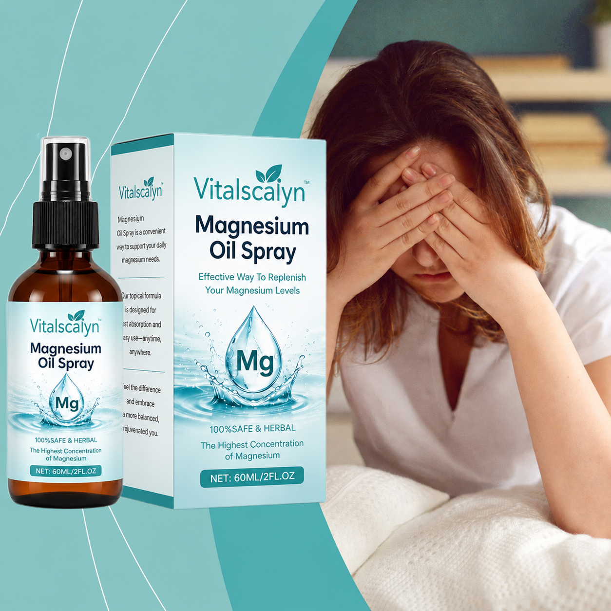 💤Vitalscalyn™ Pure Magnesium Oil Spray