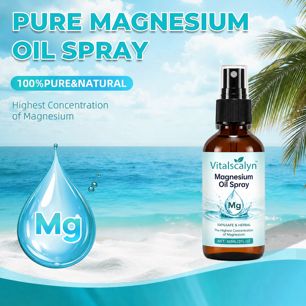 💤Vitalscalyn™ Pure Magnesium Oil Spray
