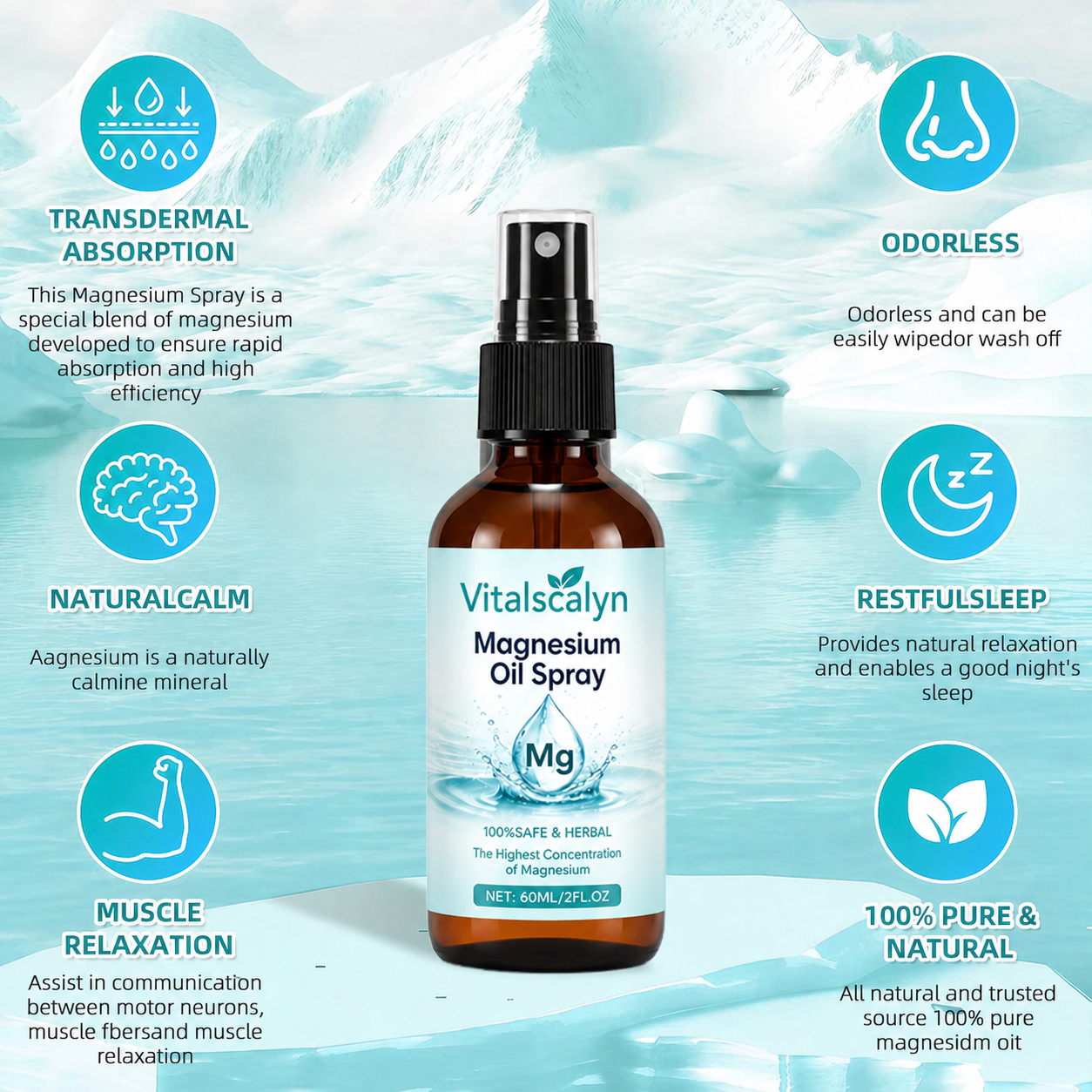💤Vitalscalyn™ Pure Magnesium Oil Spray