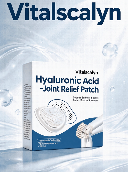 Vitalscalyn Hyaluronic Acid Herbal Heat Stickers | Soothes Joint Stiffness & Eases Muscle Soreness